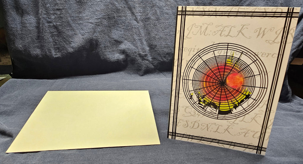 Modern Art - greeting card